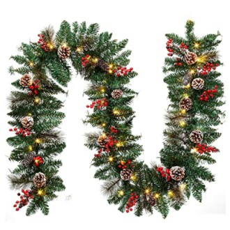 Best Christmas Garlands with Lights: Top Picks for Festive Decorations